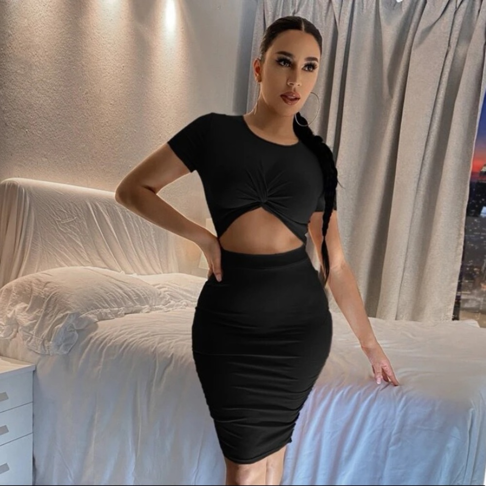 Black Cutout Dress